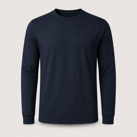 CELESTE Navy Longsleeve – Vorderansicht